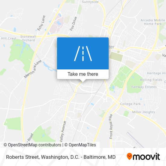 Mapa de Roberts Street