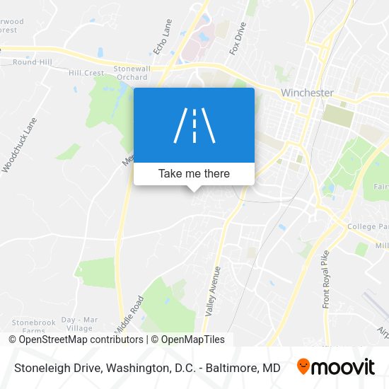 Stoneleigh Drive map