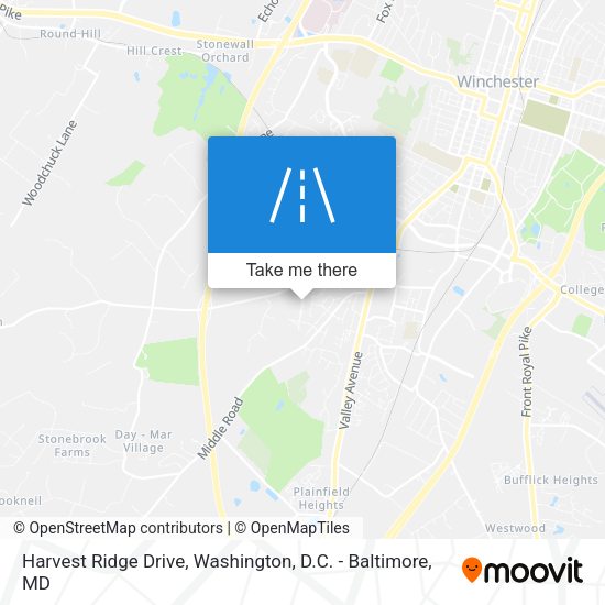 Mapa de Harvest Ridge Drive