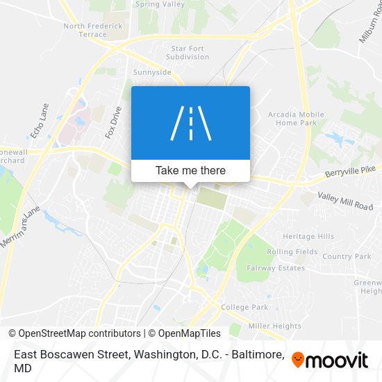 Mapa de East Boscawen Street