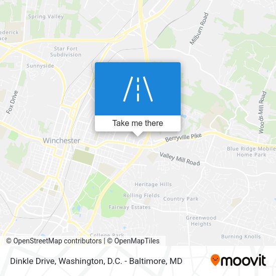 Dinkle Drive map