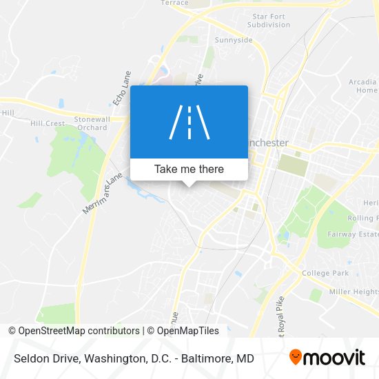 Seldon Drive map