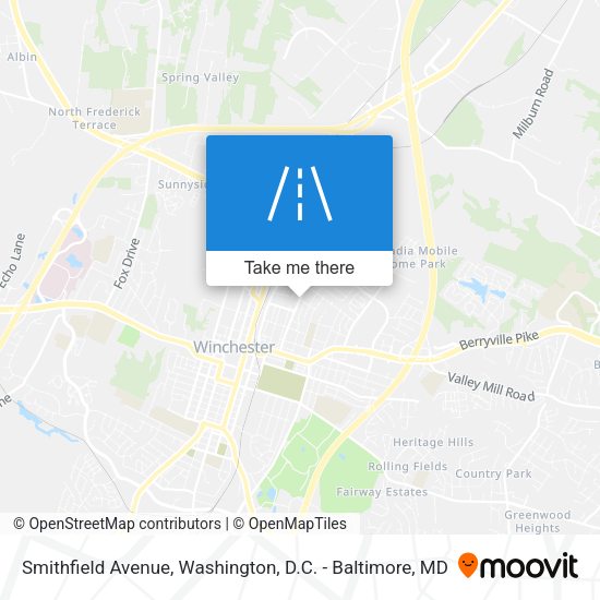 Smithfield Avenue map