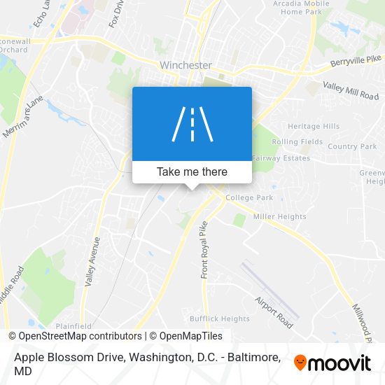 Apple Blossom Drive map