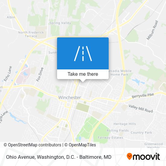 Mapa de Ohio Avenue