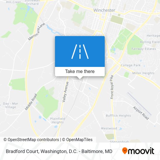 Bradford Court map