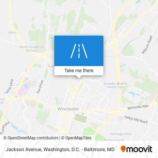 Jackson Avenue map