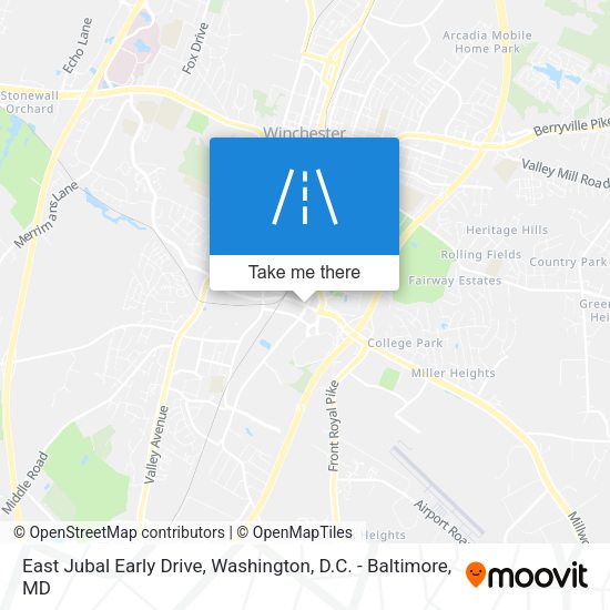 Mapa de East Jubal Early Drive