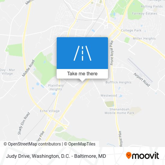 Judy Drive map