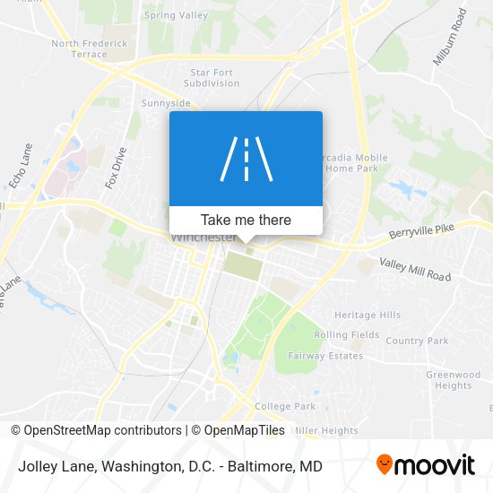 Jolley Lane map