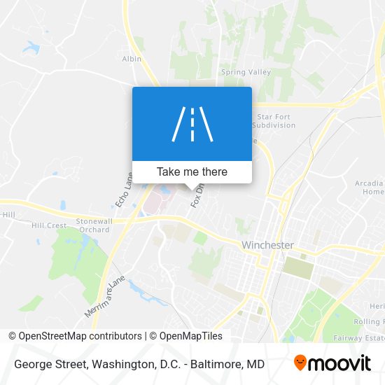 Mapa de George Street