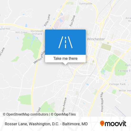 Rosser Lane map