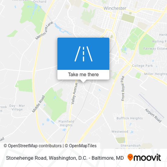 Stonehenge Road map