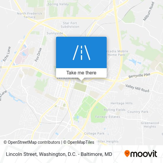 Lincoln Street map