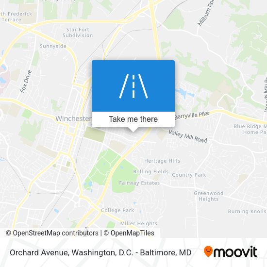 Mapa de Orchard Avenue