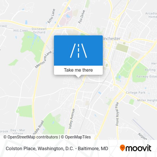 Colston Place map