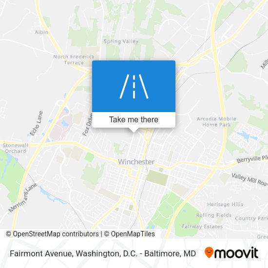 Mapa de Fairmont Avenue