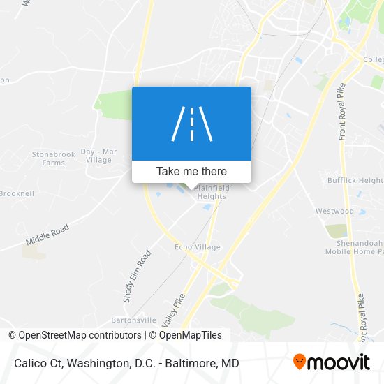 Calico Ct map