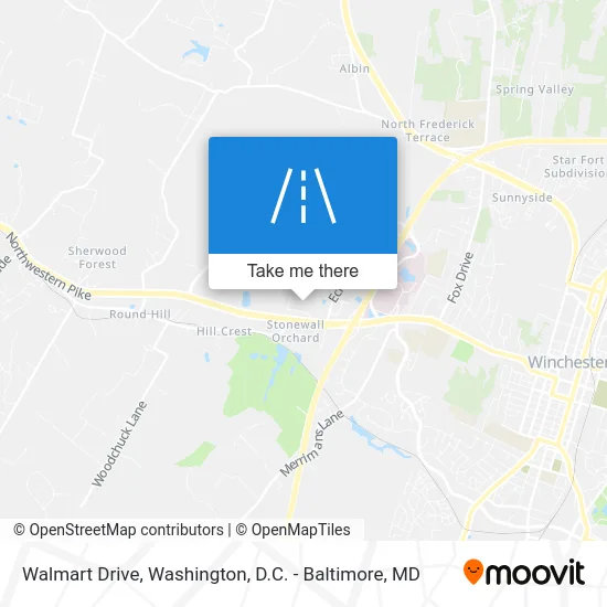 Walmart Drive map