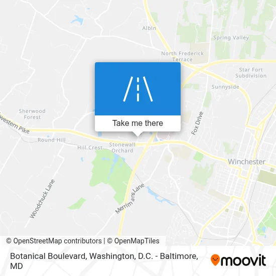 Botanical Boulevard map