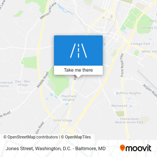 Mapa de Jones Street