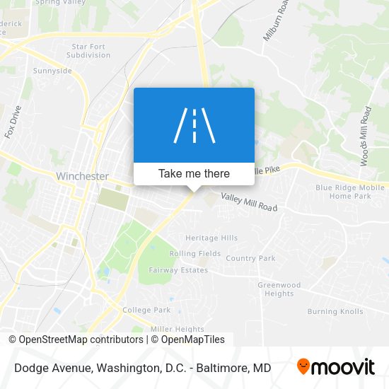 Mapa de Dodge Avenue
