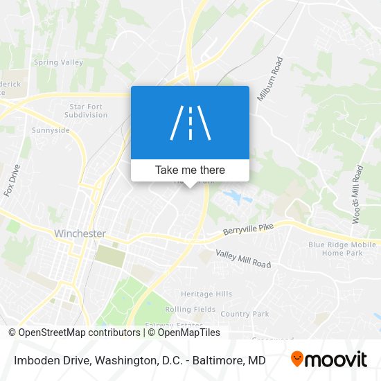 Imboden Drive map