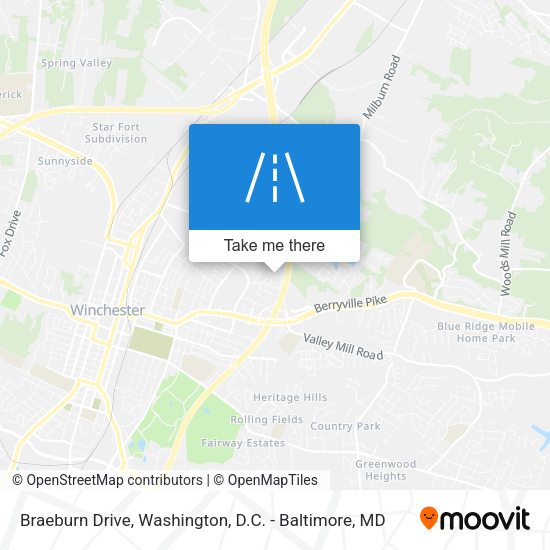 Mapa de Braeburn Drive