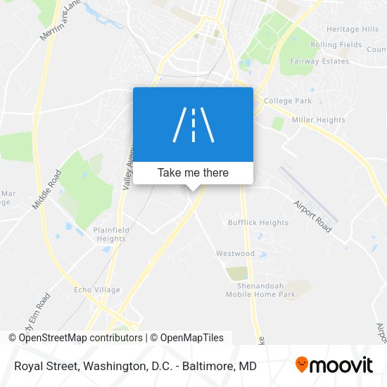 Royal Street map