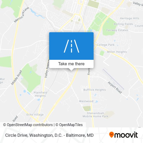 Circle Drive map