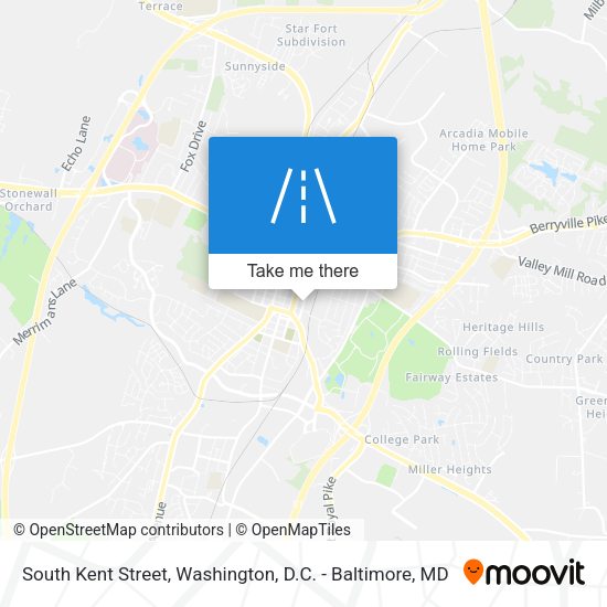 South Kent Street map