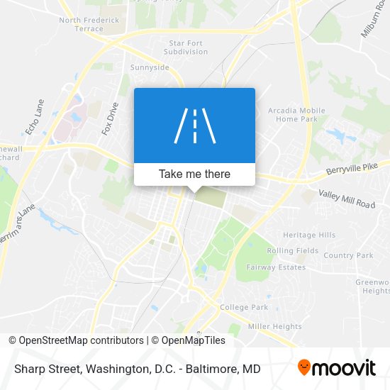 Sharp Street map
