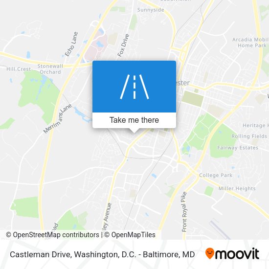 Castleman Drive map
