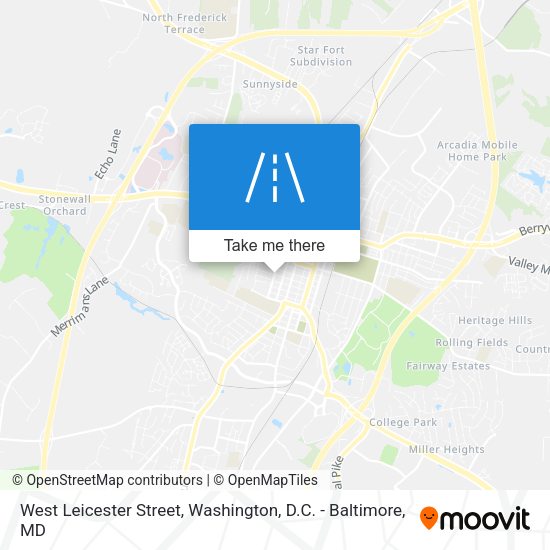 West Leicester Street map