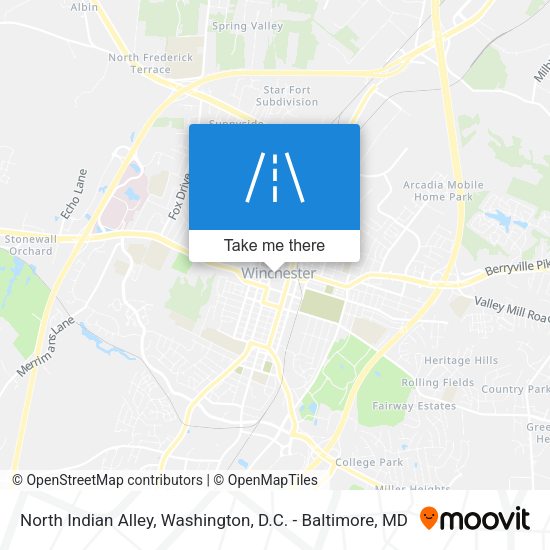 North Indian Alley map