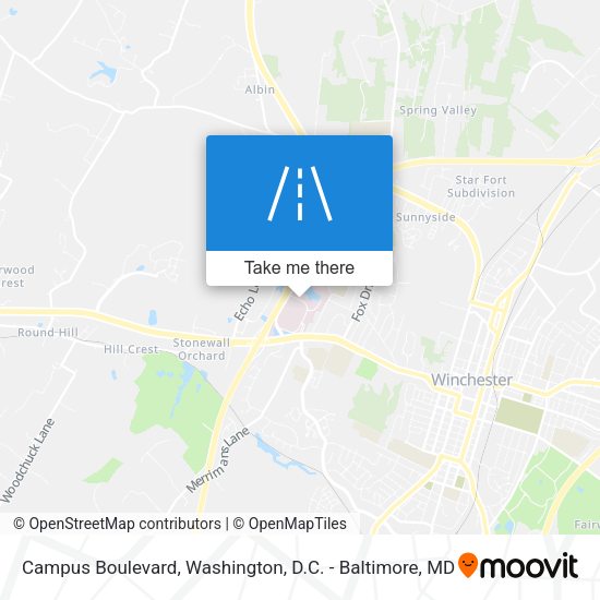 Mapa de Campus Boulevard