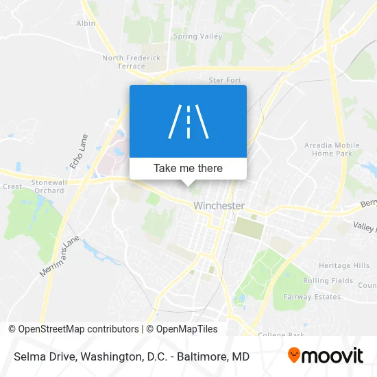 Selma Drive map