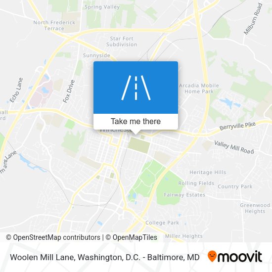 Woolen Mill Lane map