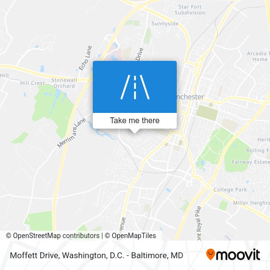 Moffett Drive map