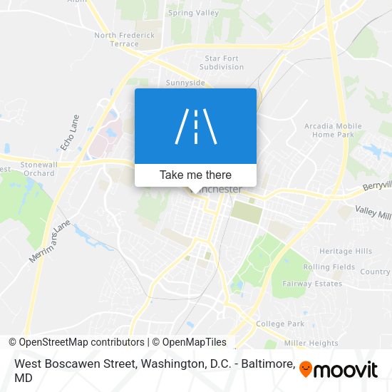 Mapa de West Boscawen Street