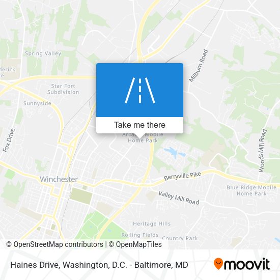 Haines Drive map