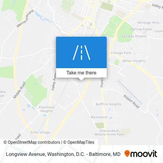 Mapa de Longview Avenue
