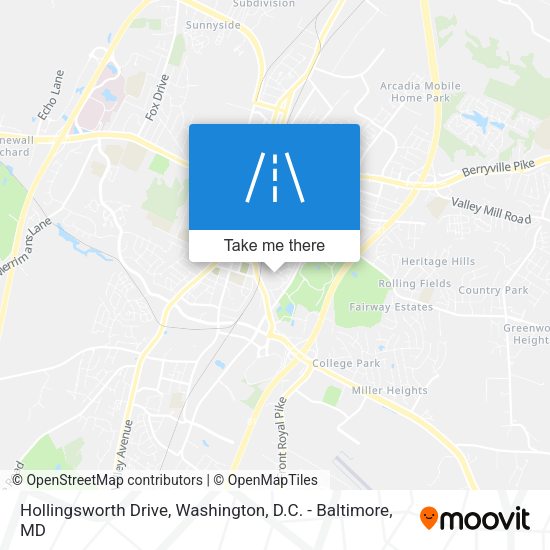 Hollingsworth Drive map