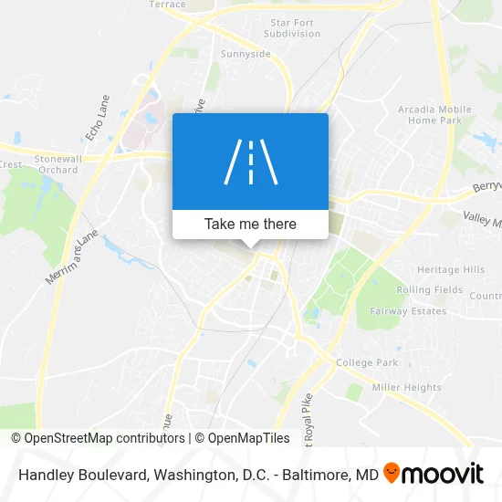 Handley Boulevard map