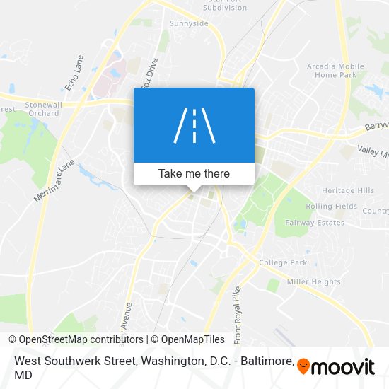 Mapa de West Southwerk Street