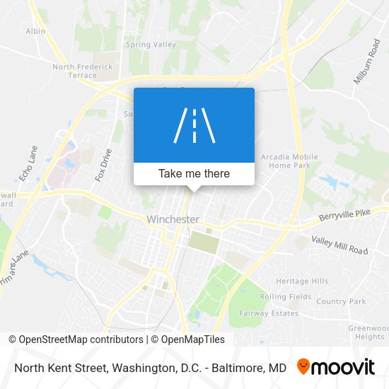 Mapa de North Kent Street