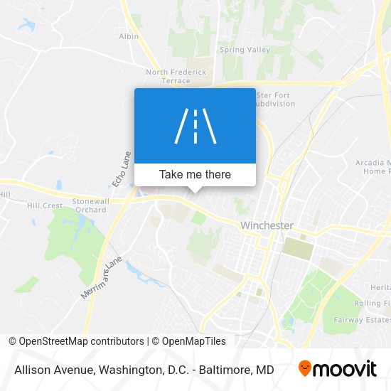 Allison Avenue map