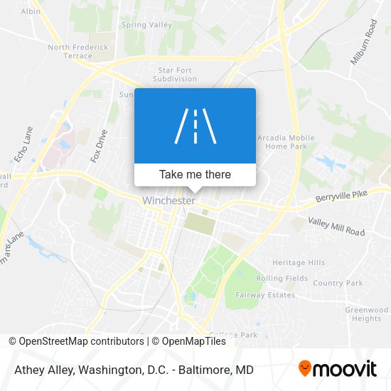 Athey Alley map