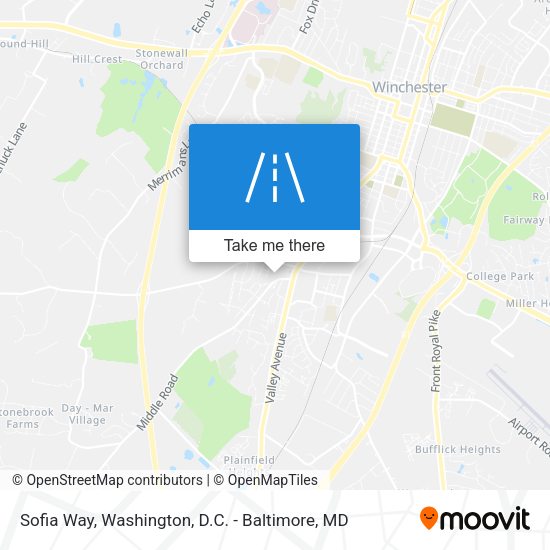 Sofia Way map