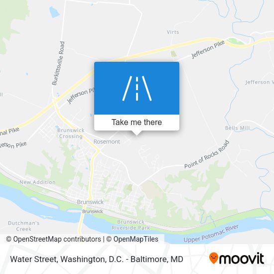 Water Street map